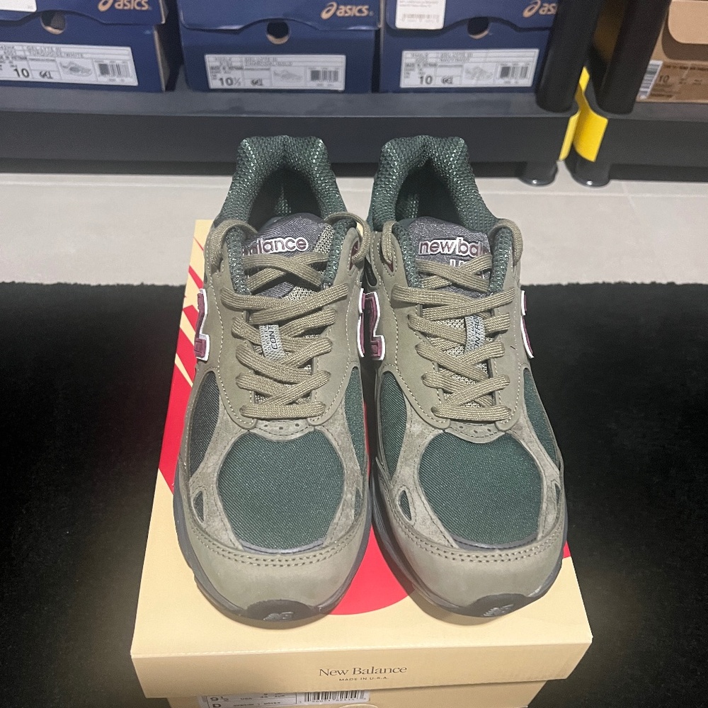 Teddy Santis x New Balance 990v3 Made in USA 'Green Purple' sz 9.5